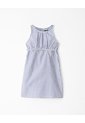 Vestido Corto Recto Rayas Niña Azul de Gef