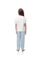 Camiseta + Pantalón De Pijama Estampado Niña Azul de Gef