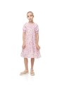 Vestido Corto Estampado Niña Purpura de Gef