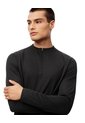 Buzo Regular Half Zip Negro Hombre Negro de Gef