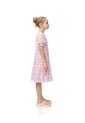 Vestido Corto Estampado Niña Purpura de Gef