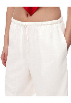 Short Holgado Tiro Medio Habano Mujer Marron