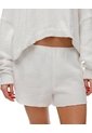 Short De Pijama Algodón Blanco Mujer Blanco de Gef
