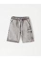 Bermuda Denim Regular Gris Niño Azul de Gef