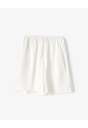 Short Holgado Tiro Medio Habano Mujer Marron