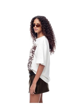 Falda Short Tiro Medio Tejido Suede Chocolate Mujer Chocolate