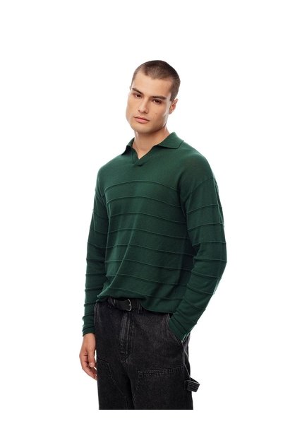 Camibuzo Regular Algodón Verde Hombre Verde