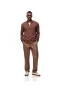 Pantalón Chino Algodón Café Hombre Cafe de Gef