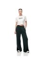 Camiseta Crop Regular Algodón Blanca Mujer Blanco de Gef