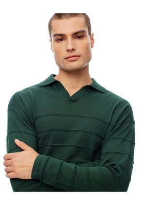 Camibuzo Regular Algodón Verde Hombre Verde