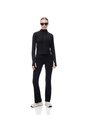 Chaqueta Slim Tejido De Punto Negra Mujer Negro de Gef