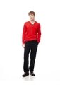 Buzo Tipo Polo Regular Tejido De Punto Rojo Hombre Rojo de Gef