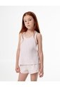 Blusa + Short De Pijama Algodón Rosa Niña Rosa de Gef