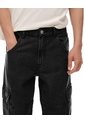 Jean Cargo Recto Negro Hombre Azul de Gef