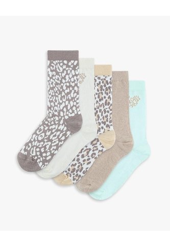 Medias Niña Largas Pack X5 Surtido Multicolor Gef