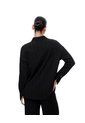 Camisa Manga Larga Oversize Negra Mujer Negro de Gef