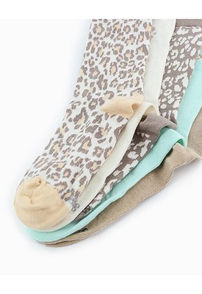 Medias Niña Largas Pack X5 Surtido Multicolor