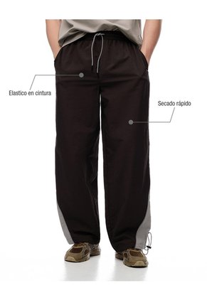 Pantalón Deportivo Secado Rápido Café Hombre Cafe