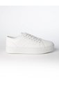 Tenis Casuales Blancos Mujer Blanco de Gef