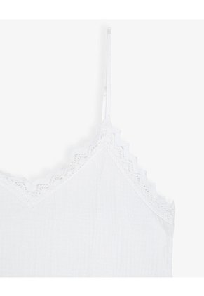 Blusa Regular Blanca Mujer Blanco