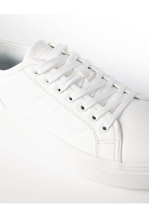 Tenis Casuales Blancos Mujer Blanco