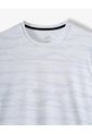 Camiseta Regular Manga Larga Blanca Estampada Hombre Blanco de Gef