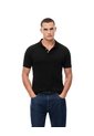 Polo Slim Algodón Negra Hombre Negro de Gef