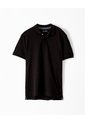 Polo Slim Algodón Negra Hombre Negro de Gef