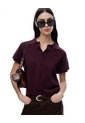 Polo Regular Vinotinto Mujer Rojo de Gef