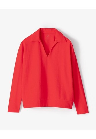 Camibuzo Tipo Polo Oversize Rojo Mujer Rojo Gef