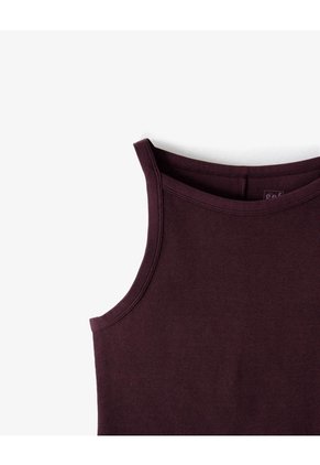 Camiseta Esqueleto Slim Vinotinto Mujer Rojo