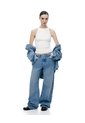 Camiseta Esqueleto Slim Blanca Mujer Blanco de Gef