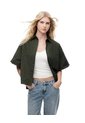 Camisa Oversize Verde Mujer Verde de Gef
