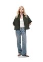 Camisa Oversize Verde Mujer Verde de Gef