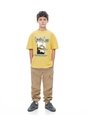 Camiseta Regular Manga Corta Amarilla Niño Amarillo de Gef