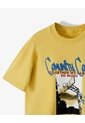 Camiseta Regular Manga Corta Amarilla Niño Amarillo de Gef