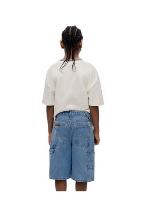 Bermuda Denim Regular Algodón índigo Medio Niño Azul