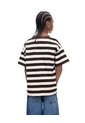 Camiseta Regular Manga Corta Café Rayas Niño Cafe de Gef
