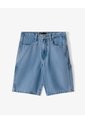Bermuda Denim Regular Algodón índigo Medio Niño Azul Oscuro de Gef