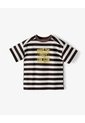 Camiseta Regular Manga Corta Café Rayas Niño Cafe de Gef