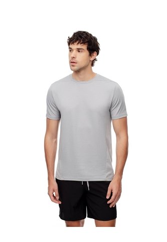 Camiseta Deportiva Control Humedad Gris Hombre Gris Gef