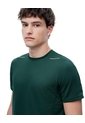 Camiseta Slim Manga Corta Verde Hombre Verde de Gef