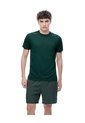 Camiseta Slim Manga Corta Verde Hombre Verde de Gef