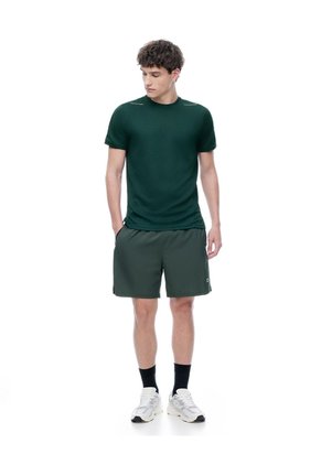 Camiseta Slim Manga Corta Verde Hombre Verde