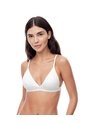 Top Soporte Medio Seamless Blanco Mujer Blanco de Gef