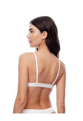 Top Soporte Medio Seamless Blanco Mujer Blanco