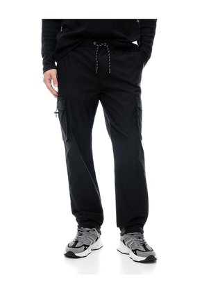 Pantalón Cargo Regular Liviano Negro Hombre Negro