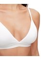 Top Soporte Medio Seamless Blanco Mujer Blanco de Gef