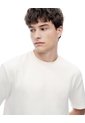 Camiseta Regular Crudo Hombre Beige de Gef