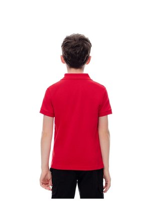 Polo Regular Algodón Roja Niño Rojo